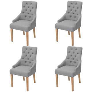 VidaXL Chaise de salle à manger tissu  