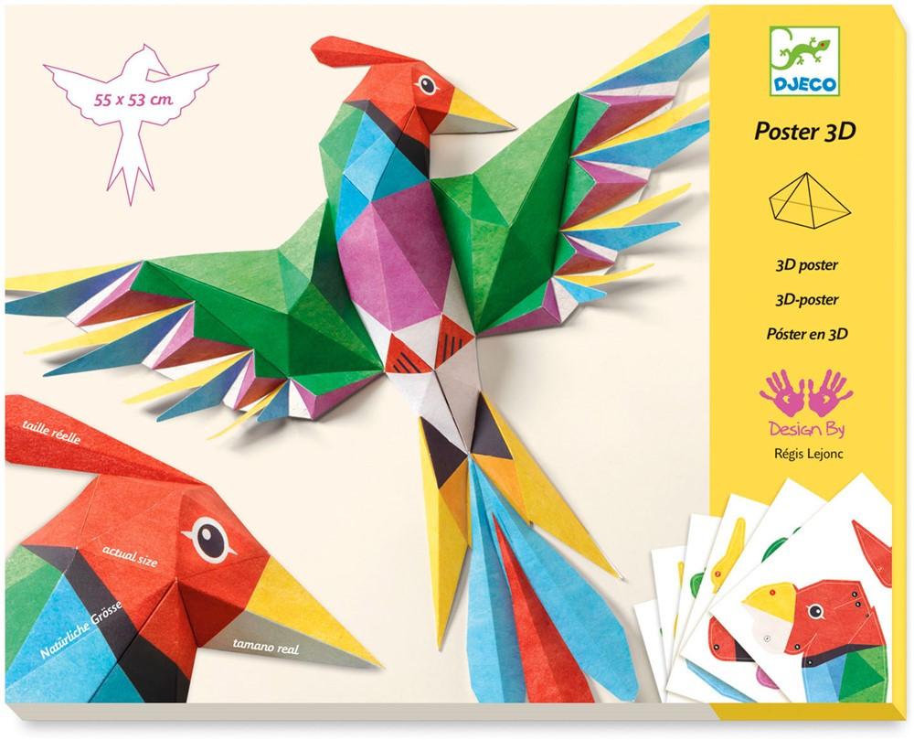 Image of Wandaufkleber, 3D-Poster Multicolor