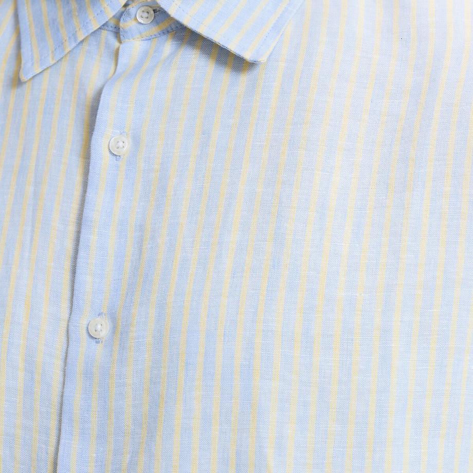La Redoute Collections Camicia a maniche lunghe in lino taglio dritto  