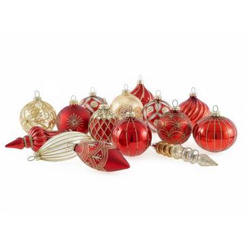 Set di 50 palline decorative en Vetro Glamour SPARKLE