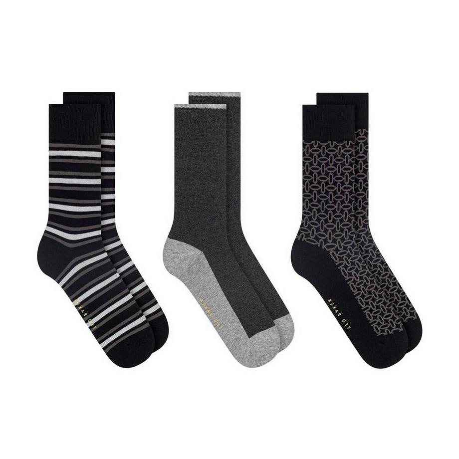 TED BAKER  Calzettoni Misto Cotone Misura  (Confezione da tre) 