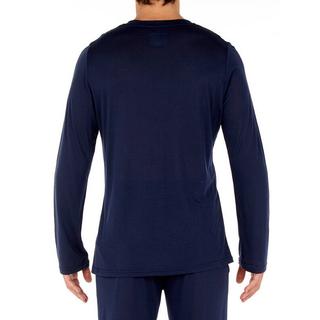 HOM Cocooning Modal Langarm V-Neck Shirt  