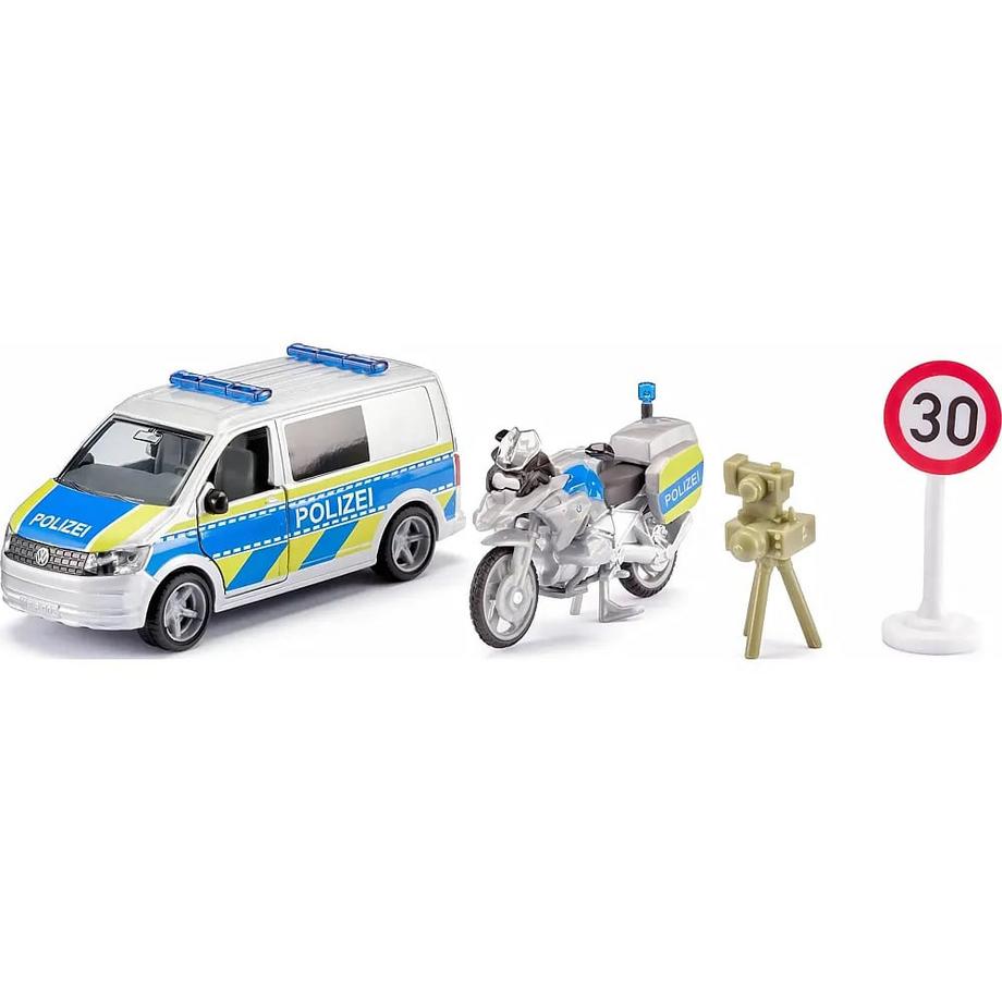 VW T6 mit BWM Motorrad Polizei