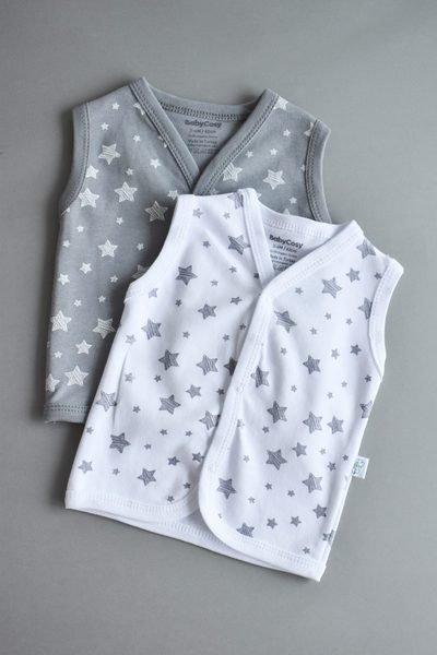 Image of Weste, 2 Pack Unisex Taubengrau 74