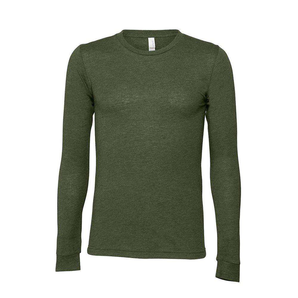 Image of Tshirt Langärmlig Damen Militärgrün XXL