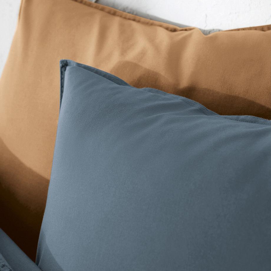 La Redoute Intérieurs Scenario Housse de couette unie en coton lavé  