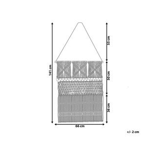 Beliani Decorazione da parete in tessuto en Cotone Boho KALADY  
