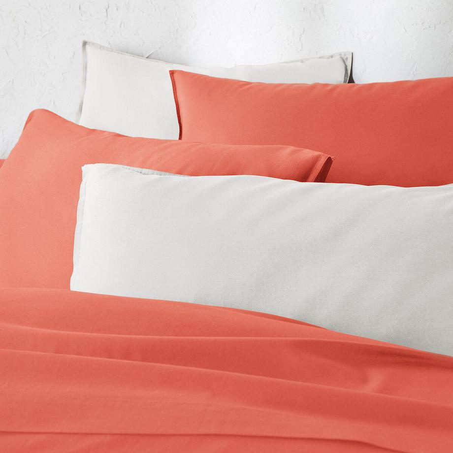 La Redoute Intérieurs Scenario Housse de couette unie en coton lavé  