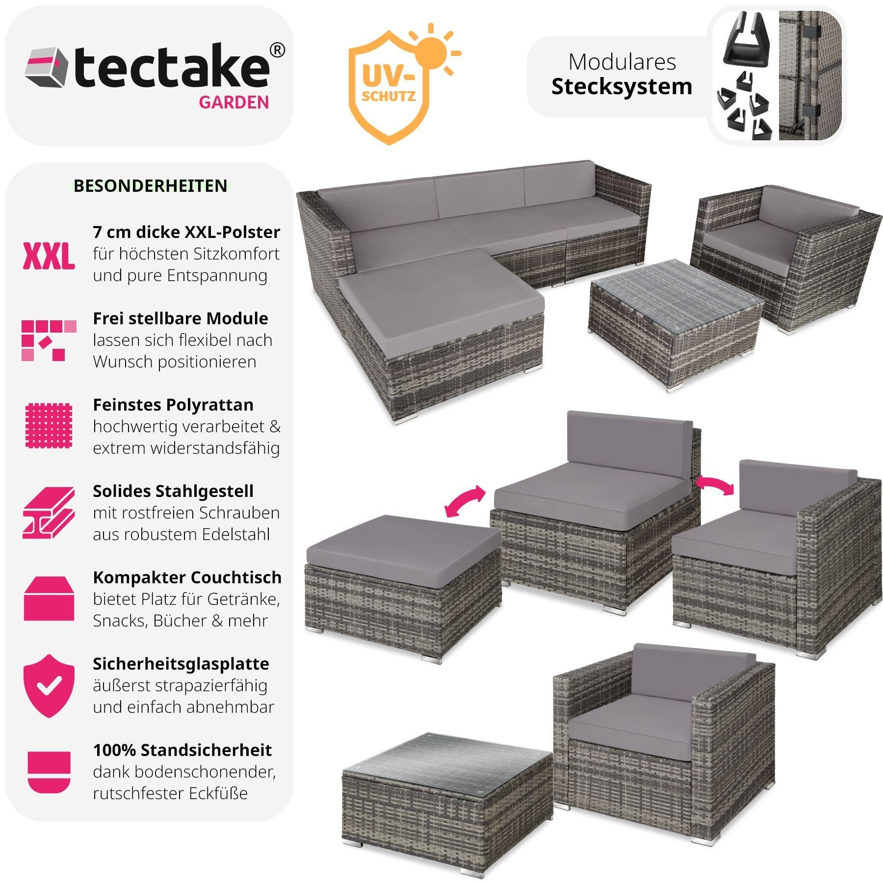 Tectake Rattan Lounge Milano  