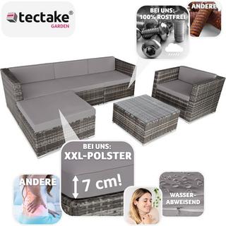 Tectake Set in rattan Milano  