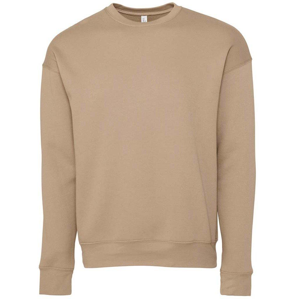 Image of Erwachsene Drop Schulter Sweatshirt Damen Tan L