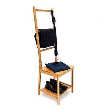 Chaise porte-vêtements en bambou