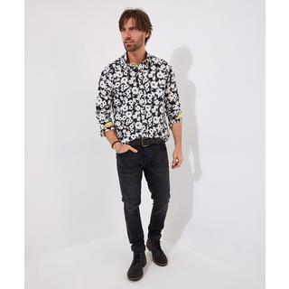 Joe Browns Camicia Monocromatica a Maniche Lunghe con Motivo Floreale  