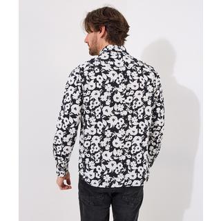 Joe Browns Camicia Monocromatica a Maniche Lunghe con Motivo Floreale  