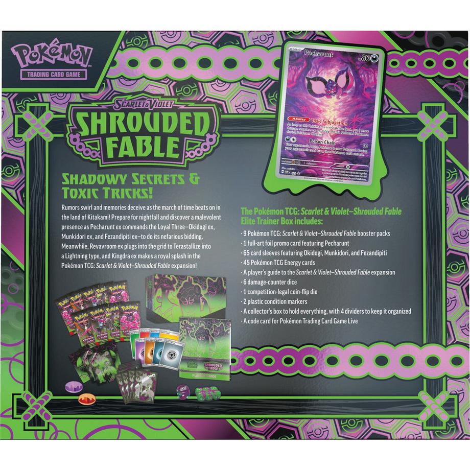 Pokémon  TCG: Scarlet & Violet Shrouded Fable Elite Trainer Box - EN 