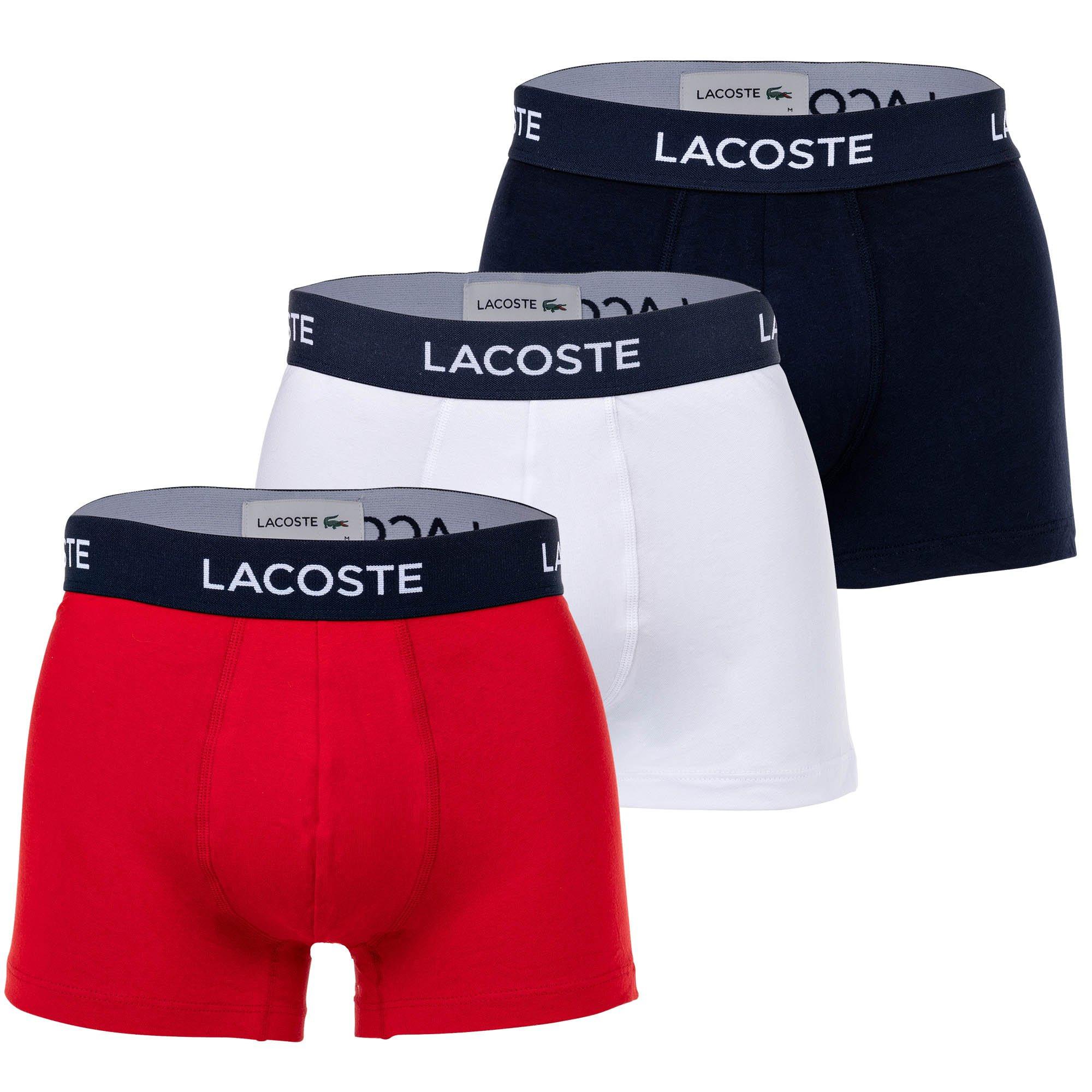 LACOSTE Boxer Stretch Lot de 3  