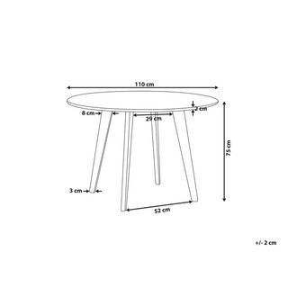 Beliani Esstisch aus MDF-Platte Modern MOSBY  