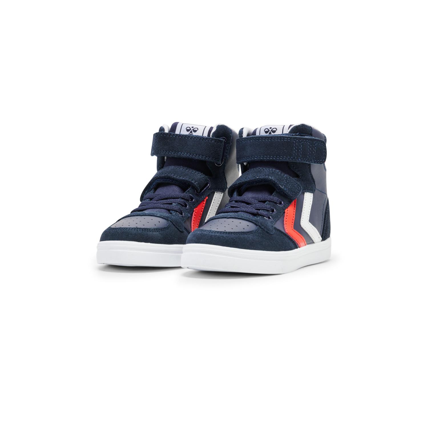 Hummel  scarpe da ginnastica in pelle per bambini slimmer stadil high 