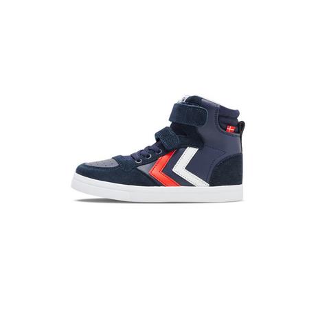 Hummel  scarpe da ginnastica in pelle per bambini slimmer stadil high 