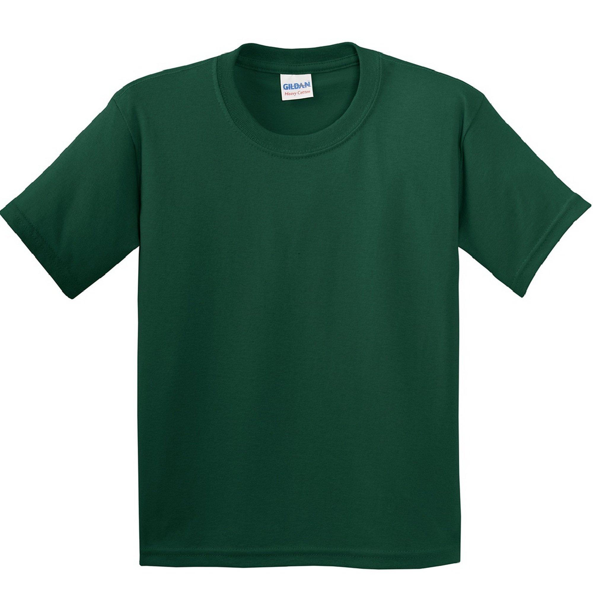 Image of Tshirt Mit Rundhalsausschnitt, Kurzärmlig Jungen Waldgrün L