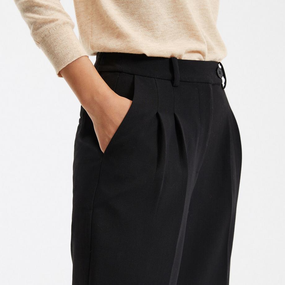 La Redoute Collections  Bundfaltenhose in 7/8-Länge 