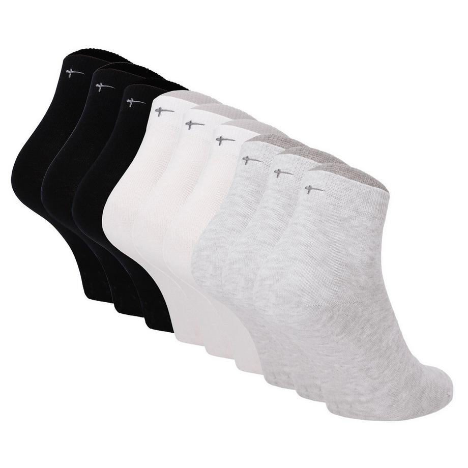 Socken  9er Pack Bequem sitzend-Comfort Cotton Quarter 9-Pack