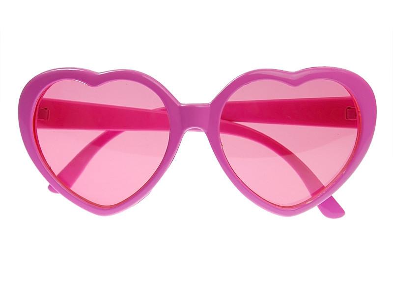 Image of Brille Herzen, rosa Pink