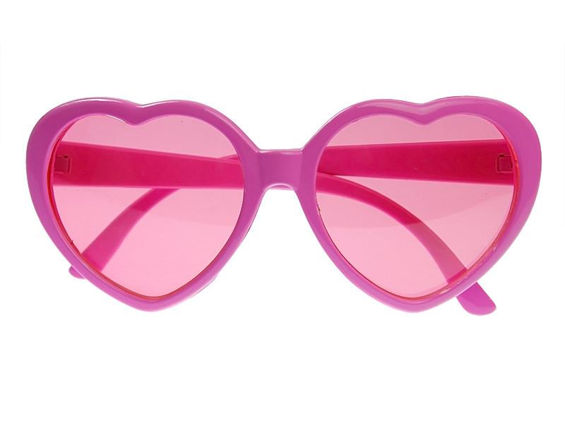 PartyDeco  PartyDeco Lunettes Coeurs, rose 