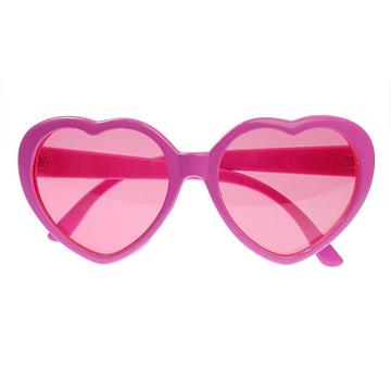 PartyDeco Lunettes Coeurs, rose