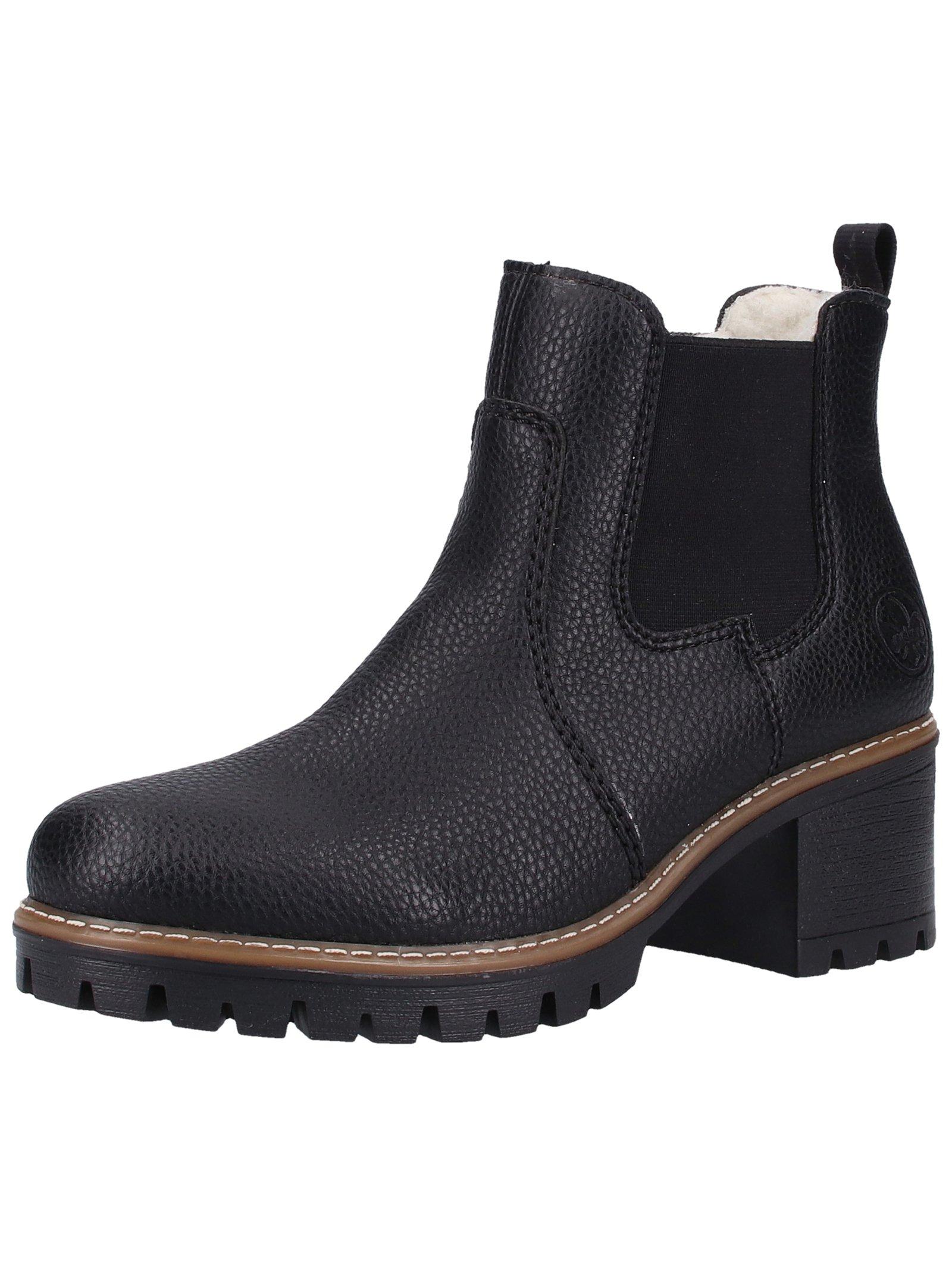 Image of Stiefelette Y8650 Damen Schwarz 40