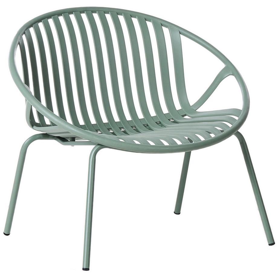 Beliani Gartenstuhl 2er Set aus Kunststoff  CASPERIA  