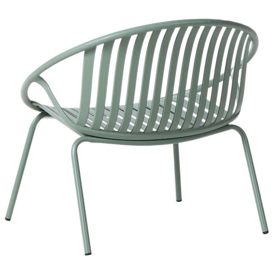 Beliani Gartenstuhl 2er Set aus Kunststoff  CASPERIA  