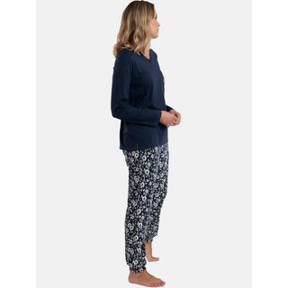 Admas  Pyjama Hose Oberteil Langarm Romantic Winter 