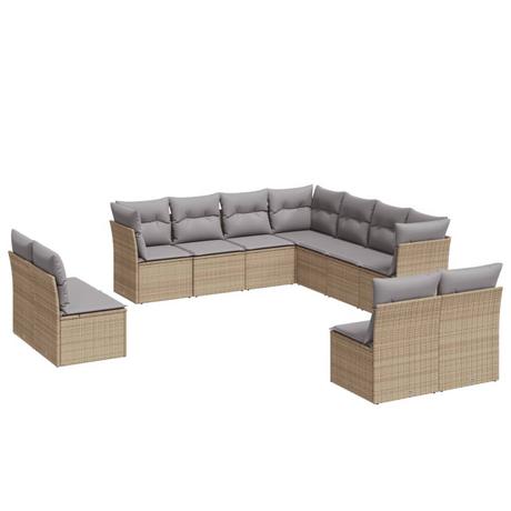 VidaXL Garten sofagarnitur poly-rattan  