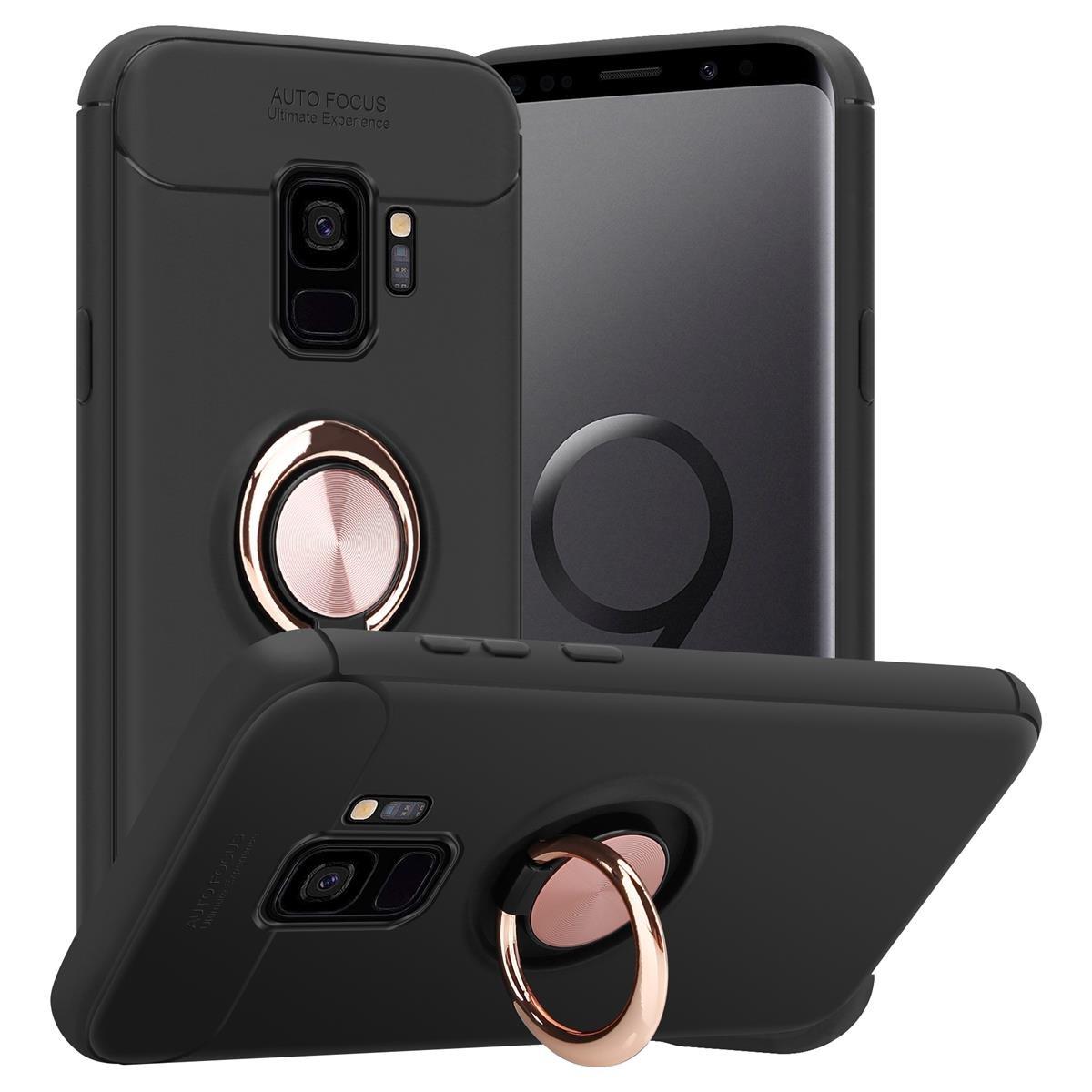 Cadorabo  Hülle für Samsung Galaxy S9 Fokus Ring TPU Silikon 