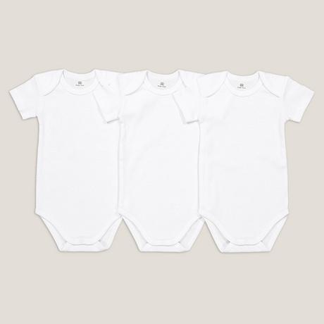 La Redoute Collections  Lot de 3 bodies en coton bio 