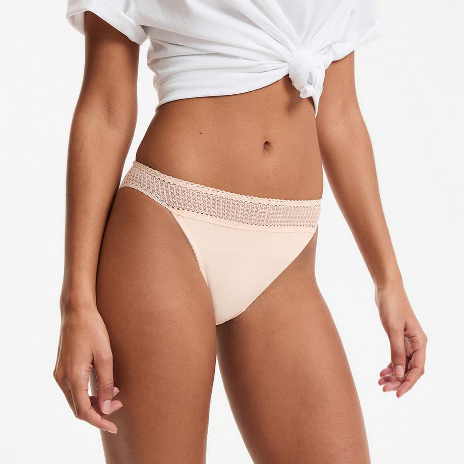 La Redoute Collections Lot de 2 culottes en microfibre  