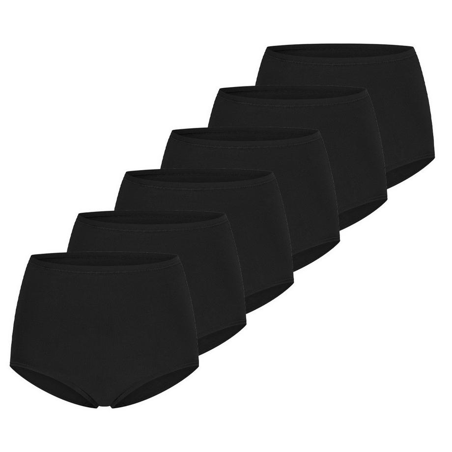 Schiesser 6er Pack Organic Cotton Maxi Slip  