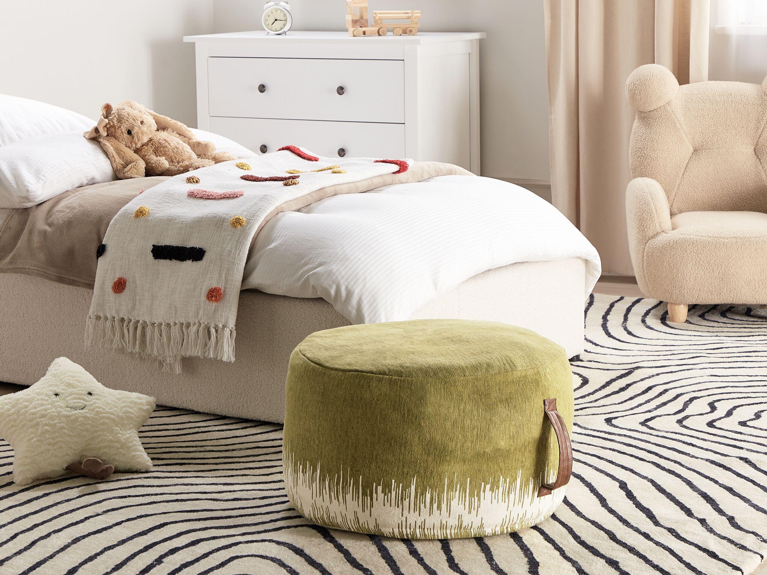 Beliani Pouf en Cotone Boho KAWAI  