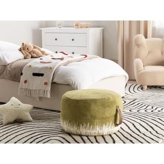 Beliani Pouf en Cotone Boho KAWAI  