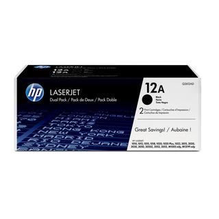 Hewlett-Packard  HP Toner-Modul 12A schwarz Q2612AD LaserJet 1010 2 Stück 