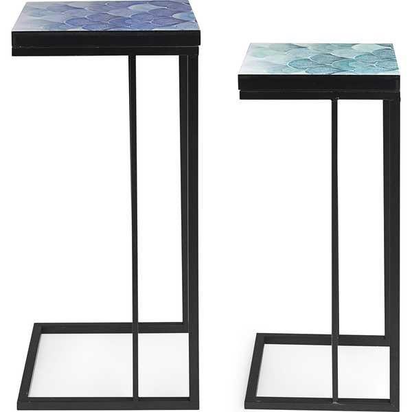 mutoni Table d'appoint Reef K02 (lot de 2)  