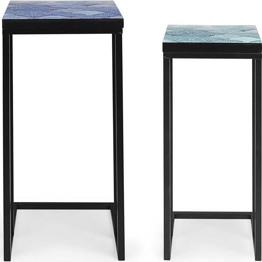 mutoni Table d&#039;appoint Reef K02 (lot de 2)  