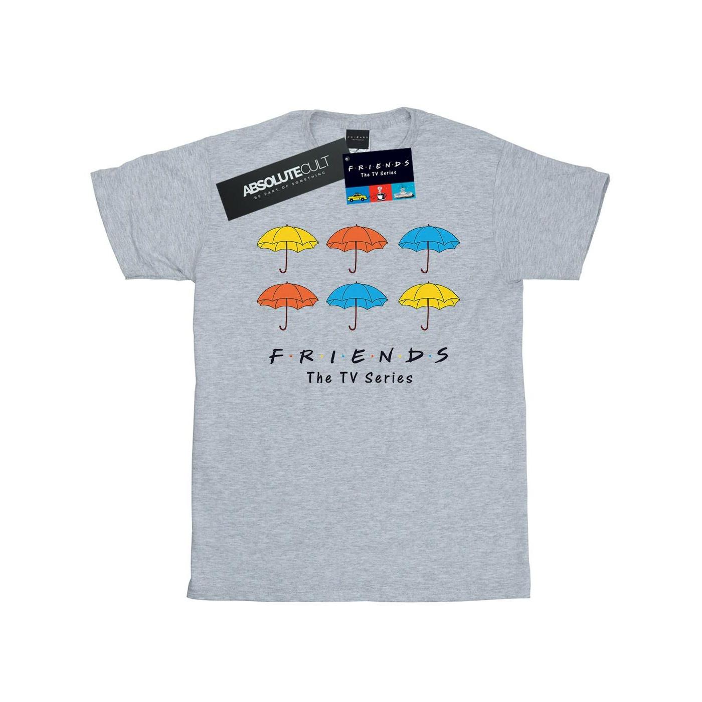 Image of Coloured Umbrellas Tshirt Herren Grau XL
