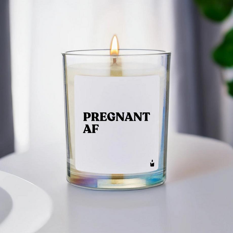 CandleHand Duftkerze Woody Pregnant AF  