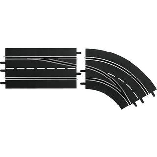 Carrera  Digital 124 Spurwechselkurve Rechts aussen (2Teile) 