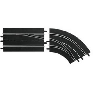 Carrera  Digital 124 Spurwechselkurve Rechts aussen (2Teile) 