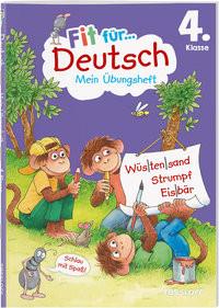 Fit für Deutsch 4. Klasse. Mein Übungsheft Gramowski, Kirstin; Wandrey, Guido (Illustrationen) Gebundene Ausgabe 