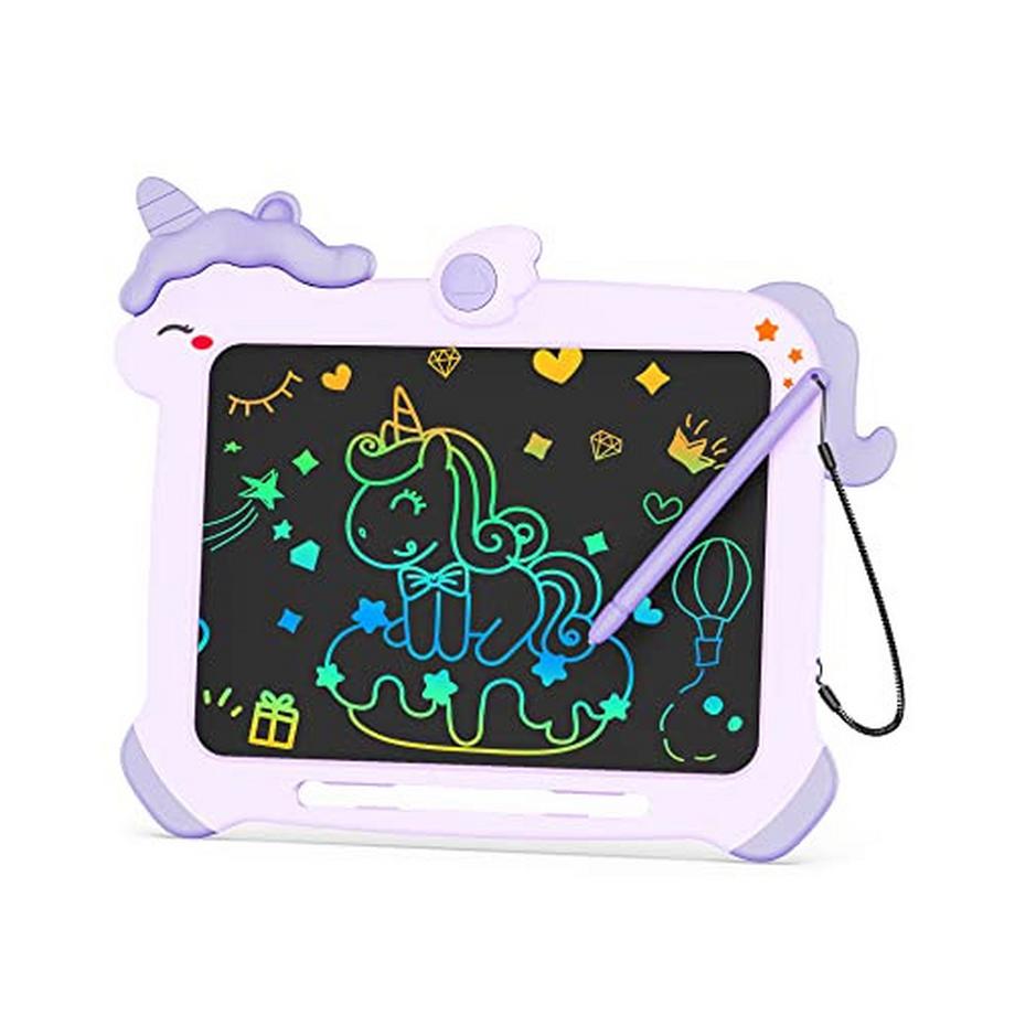 Activity-board  LCD-Magische Tafel für Kinder, 8,5 Zoll Kinderspielzeug Schreibtafel, Mädchen pädagogische Lernen Einhorn Spielzeug Malerei Board 