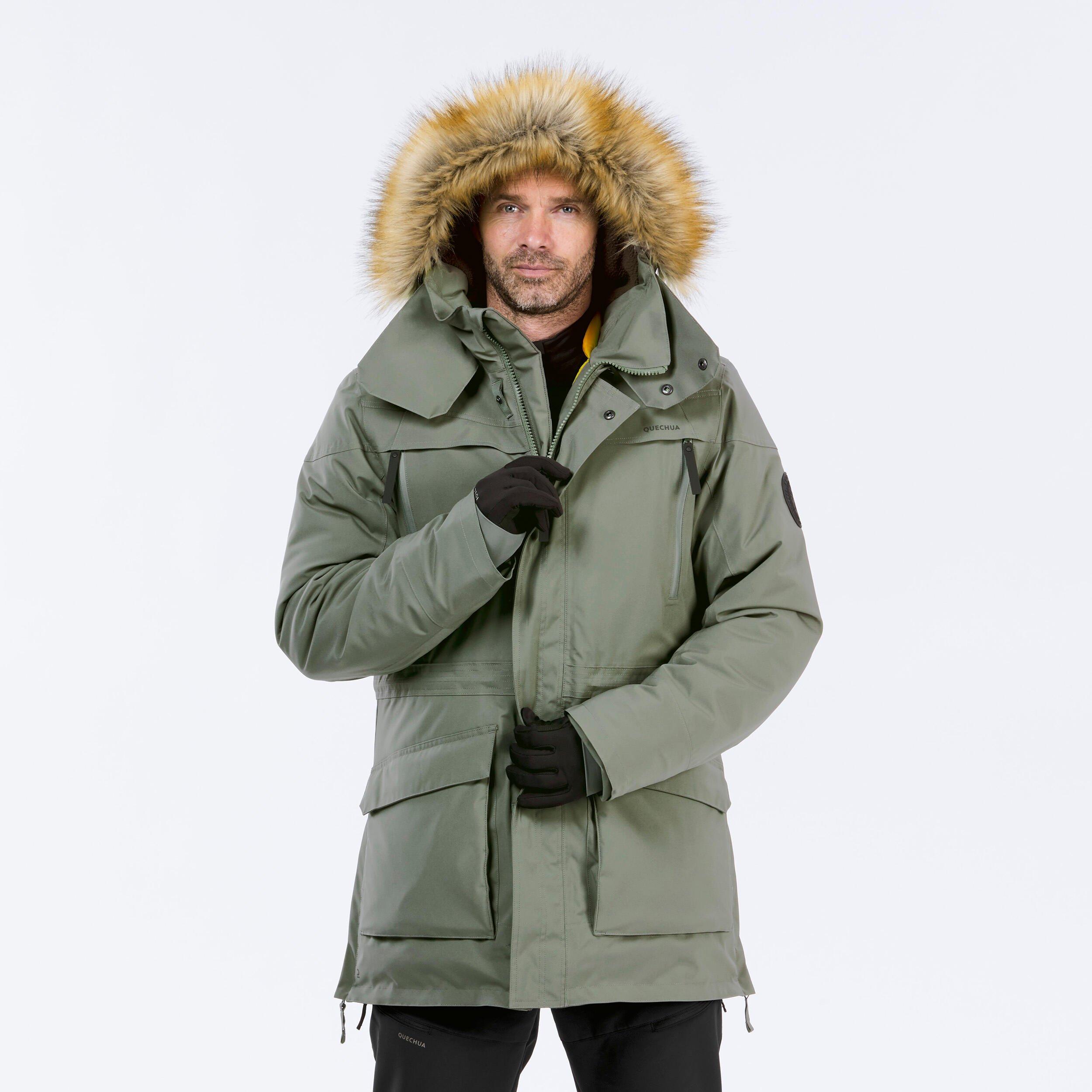 Image of Winterjacke Parka Warm Bis -20°c Wasserdicht - Sh900 Herren Braun Medium 3XL